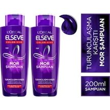 L'Oreal Paris Elseve Turunculaşma Karşıtı Mor Şampuan 2 x 200 ML