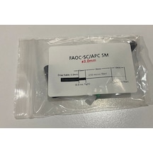Oft Gpon Faoc Sc Apc Sm 3.0Mm Fast Connector Hızlı Konnektör