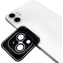 Noktaks - İphone Uyumlu İphone 12 - Kamera Lens Koruyucu Cl-09 - Kırmızı