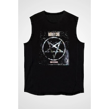 Adrift Mötley Crüe Siyah Kolsuz Tişört T-shirt Siyah