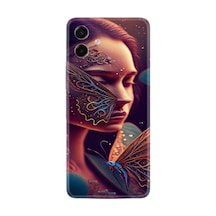 Samsung Samsung Galaxy Uyumlu A07 Sm-a075f Kılıf Boutique Baskılı Resimli Kelebek Kadın Pcode -075