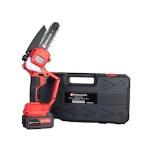 Akülü Budama Testeresi 6 21v 3ah 2 Bataryalı Mini Zincir Testere 20cm