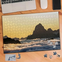 Dalgalı Köpüklü Deniz, Doğa 240 Parça Puzzle Yapboz Tablo-544