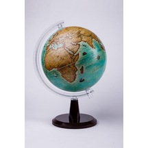 Gürbüz Işıksız Antik Dünya Küresi Modern Seri 20 Cm Çap