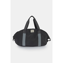 İcone Bag Icone Mat İçin Fermuar Kapamalı Yoga, Pilates, Fitness ,gym Spor Çantası Gri