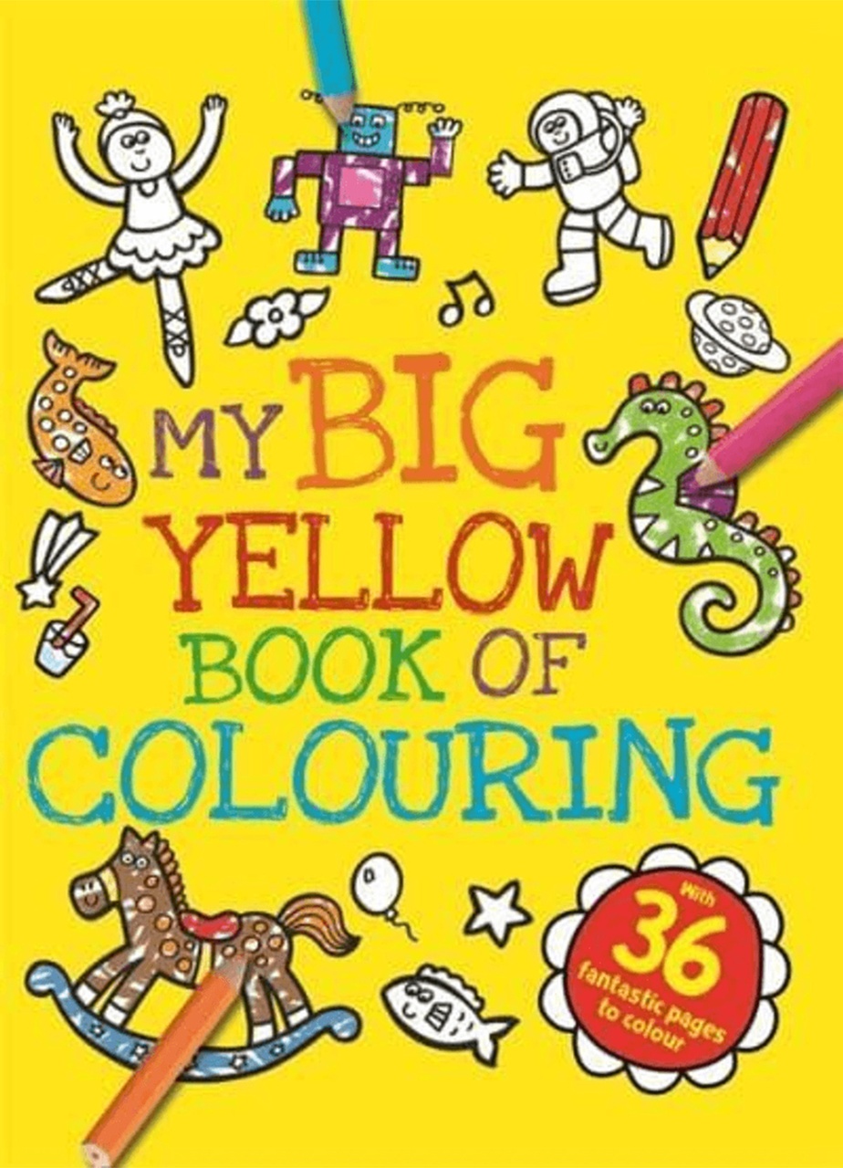 My Big Yellow Book Of Colouring / Kolektif / / 9781800229785