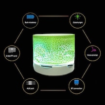 Flybuy Çatlak Desen Mini Hoparlör, Renkli Işık, U Disk, Tf Kart, Aux Giriş, Kablosuz, Taşınabilir Hoparlör Kutusu Flybuy Çatlak Desen Mini Hoparlör, Renkli Işık, U Disk, Tf Kart, Aux Giriş, Kablosuz, Taşınabilir Hoparlör Kutusu