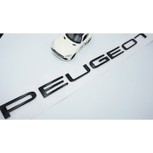 Peugeot Bagaj Siyah Abs Logo Amblem Rifter İle Uyumlu