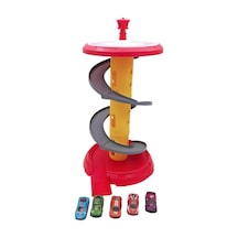 Toysan Spr-47 Dönen Otopark Set 5 Metal Araba
