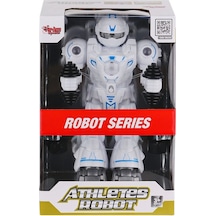 Df-6026 Işıklı Ve Müzikli Hareketli Atletik Sporcu Robot -vardem Oyuncak