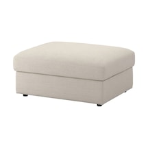 Ikea Bej Modern Kanepe - Saklama Gözlü Puf