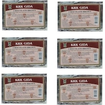 Krk Gıda Kahverengi Toz Gıda Boyası 6 x 9 G