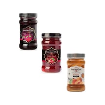 Vişne Reçeli 380gr + Çilek Reçeli 380gr + Kayısı Reçeli 380gr