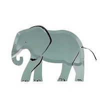 - Elephant Plates - Fil Tabaklar - 8'li 15x9