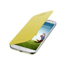 Galaxy S4 İle Uyumlu Flip Cover Kılıf Sarı Ef-fı950byegww