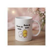 5 Adet Kupa Bardak Porselen Baskılı Tasarım Canım Da Canım Balım Da Balım Çift Taraflı Mug Hediyelik