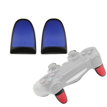 2 Çift Gamepad Genişletilmiş Düğmeler L2r2 Düğmeleri Ps4'e Uygun Mavi
