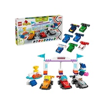 Mey İthalat 10445 Duplo F1 Takımı Yarış Arabaları Ve Sürücüleri 70 Parça +2aş