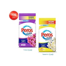 Peros Matik Sık Yıkananlar Yıldız Çiçeği + Yasemin Çiçeği Toz Deterjan 2 x 10 KG
