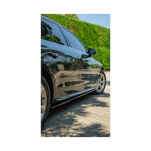 Audi A4 Yan Marşpiyel 2019-2024 Standart / Advanced / Business Uyumlu Parlak Siyah Yan Etek Seti