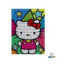 Ghostbastır Design Hello Kitty 99 Parça Ayaklı Puzzle Dekoratif Çocuk Yapbozu 0164