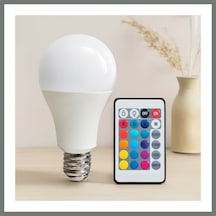 Bezos Kumandalı Rgb Led Ampul 15w 90w Eşdeğer E27 1100lm 15000 Saat Mmbz Standart