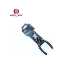 Worldforce 11437 Kuyumcu Yan Keski Pense S2 Çelik Altın ve Gümüş 6" 160 MM