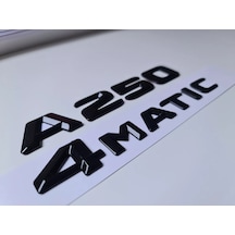 Benz A250 Ve 4matic Krom Bagaj Yazısı Seti 2'li 3m 3d Abs