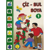Çiz - Bul Boya 1 Nurdan Yayınları  -  Nurdan Yayınları