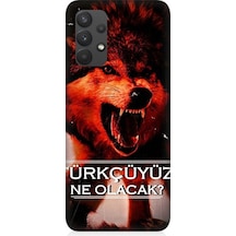 Samsung Galaxy A32 Uyumlu Türkçüyüz Ne Olacak Desenli Silikon Kılıf