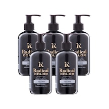 Radical Color New 25/green Amonyaksız Su Bazlı Saç Boyası 250 Ml 5 Adet Yeşil