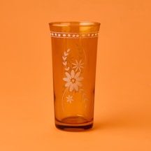 Raklee Nazenin 4'lü Meşrubat Bardağı Seti - Amber - 290 Ml Renkli