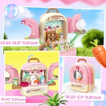 Pembe Çantalı Tavşan Oyun Seti