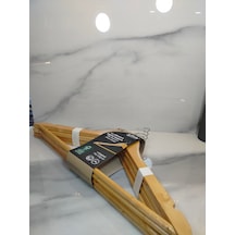 Boho 4'lü Askı Seti Naturel Kahverengi