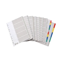 Bafix Seperatör 1-31 Rakamlı Plastik A4 Çok Renkli