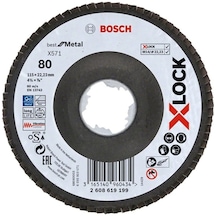Bosch - X-lock - 115 Mm 80 Kum Best Serisi Metal Flap Disk