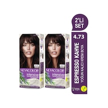 Intensıve 2'li Set 4.73 Espresso Kahve Kalıcı Krem Saç Boyası Seti