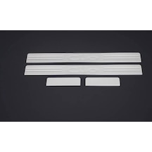 Renault Clio 3 Krom Kapı Eşiği 4 Parça Taşlı 2005-2012 Arası