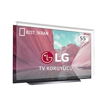 Best Ekran LG Uyumlu 55NANO816PA TV Koruyucu - 55" 139 Şeffaf
