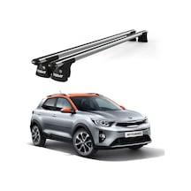 Trio-ı Kia Stonic 2017 Ve Sonrası Uyumlu Kilitli Ara Atkı 120cm Port Bagaj Tavan Barı