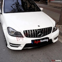 Mercedes C Serisi W204 GTR PANJUR 2007-2013, Dikey KROM Çizgili