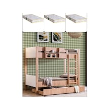 Ranza, Asya Ayrılabilir Yavrulu Ranza, Ceviz - Beyaz + 3 Adet Comfort Yatak 90 X 190 CM