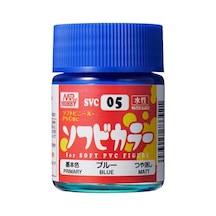 Mr.hobby Svc-05, 18 Ml. Soft Vinyl Color Blue Aqueous Maket Boyası Standart