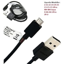 Senalstore Sony Şarj Kablosu Micro Usb M4- E4- E5-m2 Şarj Data Kablosu