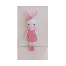 Pembeli Tavşan Amigurumi Örgü Oyuncak