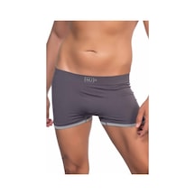 İkikareshop Antrasit 2104 Soft Erkek Boxer Çok Renkli