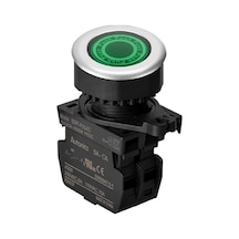 Autonics S3pf-p3gadm ,kontak-1a Yeşil-24v Yaylı,m30 Buton