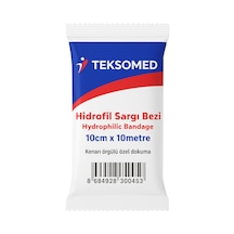 Teksomed - Hidrofil Sargı Bezi 10 Cm X 10 Metre 1 Adet