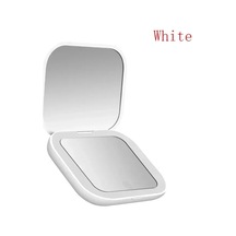 Kompakt Mini Led Işık Makyaj Ayna 2x Büyüteç Taşınabilir El Cep White Beyaz Kompakt Mini Led Işık Makyaj Ayna 2x Büyüteç Taşınabilir El Cep White Beyaz