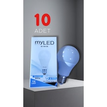 Myled 12v 9w E27 Beyaz Led Ampul 10 Adet